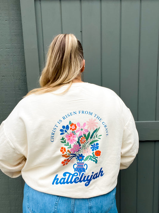 Christ is Risen Lightweight Crewneck