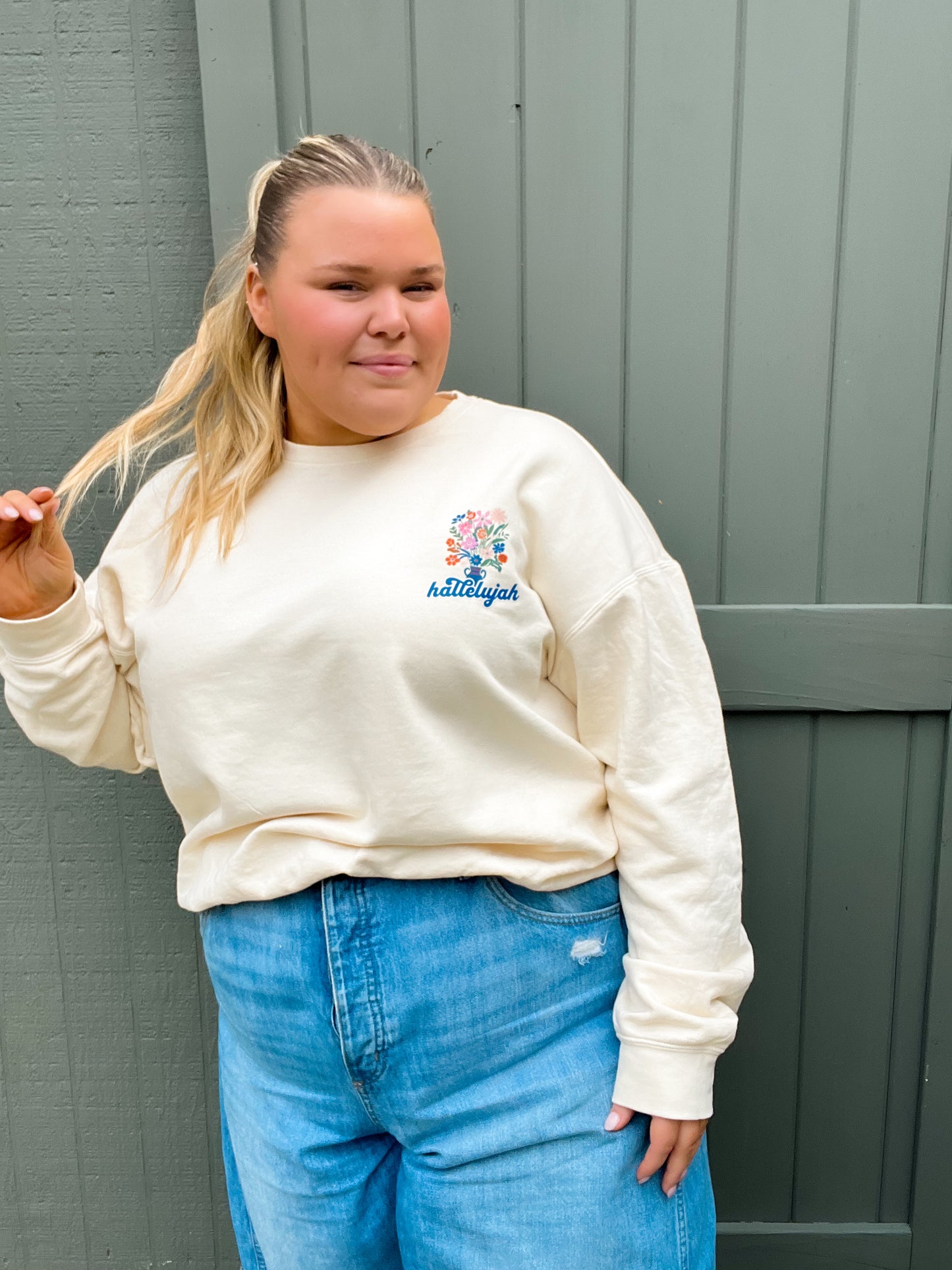 Christ is Risen Lightweight Crewneck