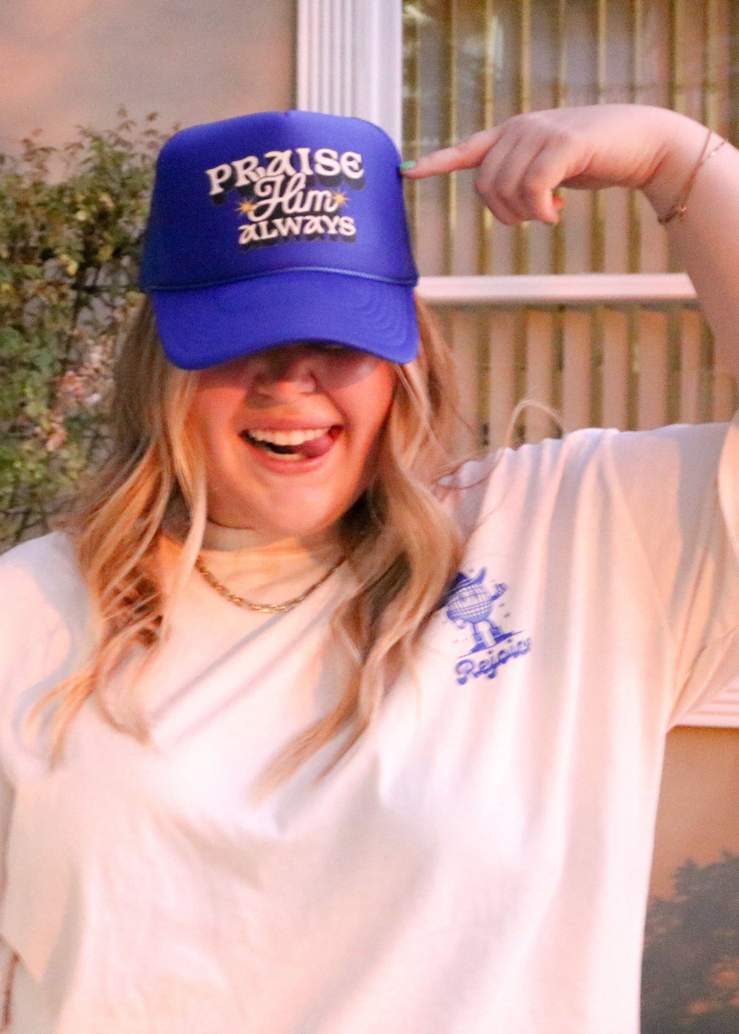 Praise Him Always Trucker Hat