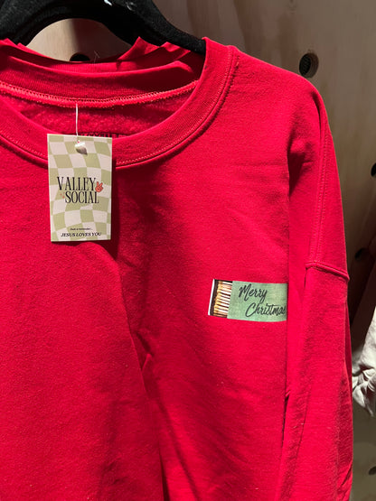 Christmas Matchbook Sweatshirt