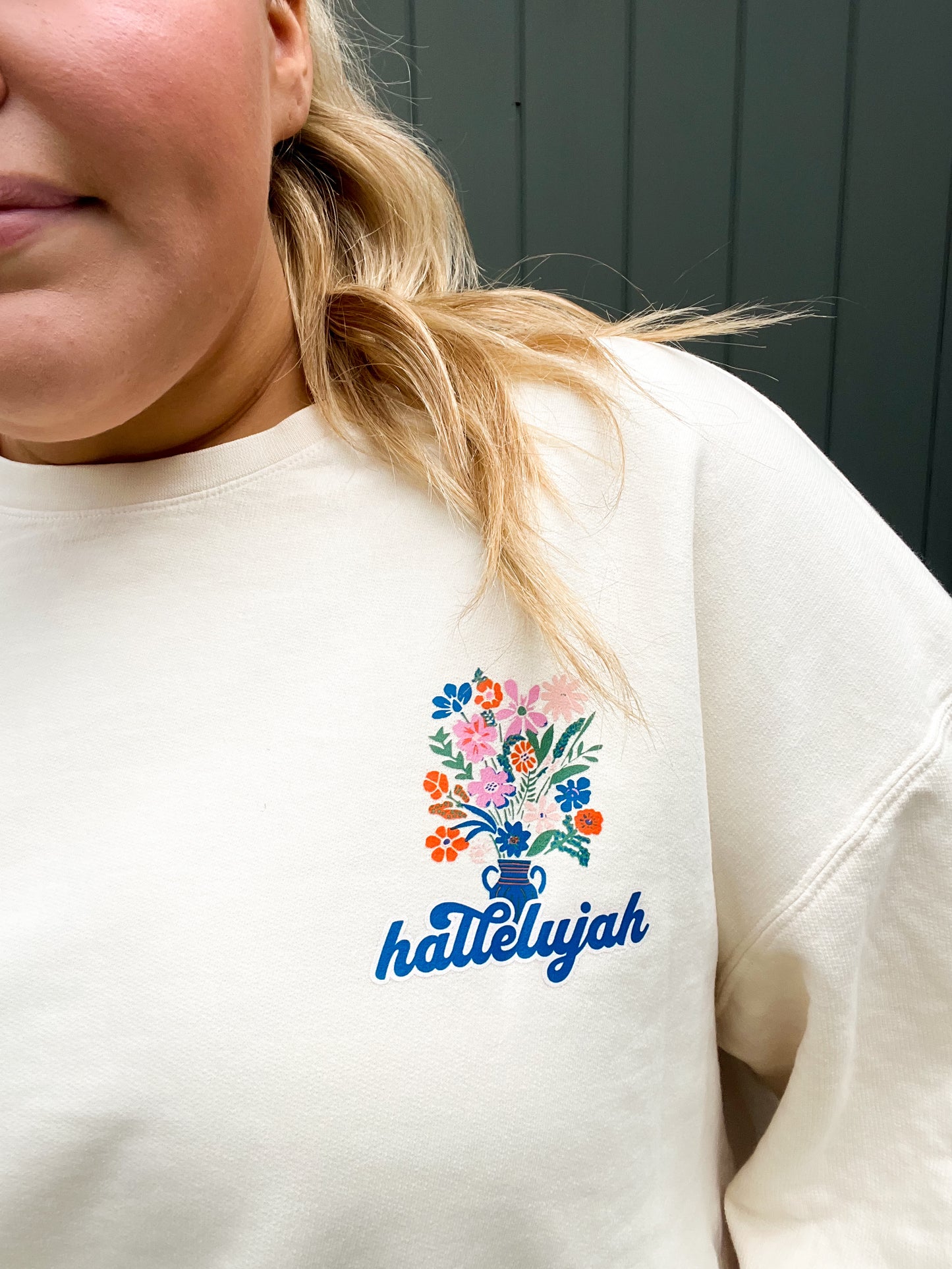 Christ is Risen Lightweight Crewneck